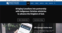 Desktop Screenshot of partnersinternational.ca